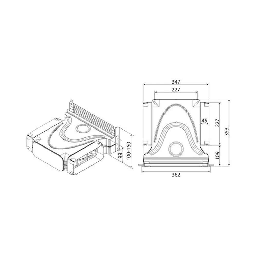 Naber COMPAIR System Ø 150 GREENflow Filterbox-Set-1, Grau 6 Naber COMPAIR System Ø 150 GREENflow Filterbox-Set-1, Grau – Bild 4