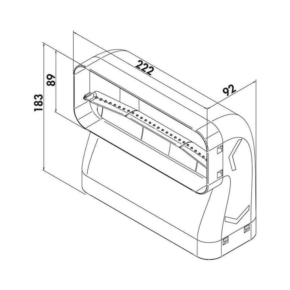 Naber COMPAIR System Ø 150 Prime P-RBV 150 Rohrbogen Vertikal 90°, Kurz 4 Naber COMPAIR System Ø 150 Prime P-RBV 150 Rohrbogen Vertikal 90°, Kurz – Bild 2