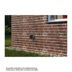 Naber COMPAIR System Ø 150 Prime P-Turbo Flow 150 Mauerkasten, Innen Rechteckrohr-Anschluss, Jalousie Edelstahl -Geschirr naber compair system r 150 prime p turbo flow 150 mauerkasten innen rechteckrohr anschluss jalousie edelstahl4