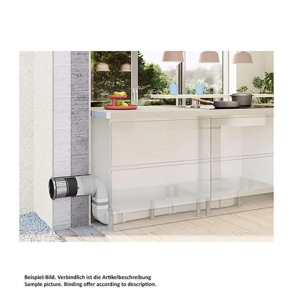 Naber COMPAIR System Ø 150 Prime P-UVB 150 Universalverbinder, Hellgrau 4 Naber COMPAIR System Ø 150 Prime P-UVB 150 Universalverbinder, Hellgrau – Bild 2