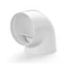 Naber COMPAIR System Ø 150 R-RBV Flow 150 Rohrbogen 90° Weiß -Geschirr naber compair system r 150 r rbv flow 150 rohrbogen 90 weiss