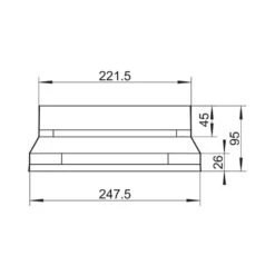 Naber COMPAIR System Ø 150 Stahl SF-BA 150 Adapter, Verzinkter Stahl -Geschirr naber compair system r 150 stahl sf ba 150 adapter verzinkter stahl2