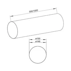 Naber COMPAIR System Ø 150 Stahl SR-R 150 Rundrohr, Verzinkter Stahl -Geschirr naber compair system r 150 stahl sr r 150 rundrohr verzinkter stahl2