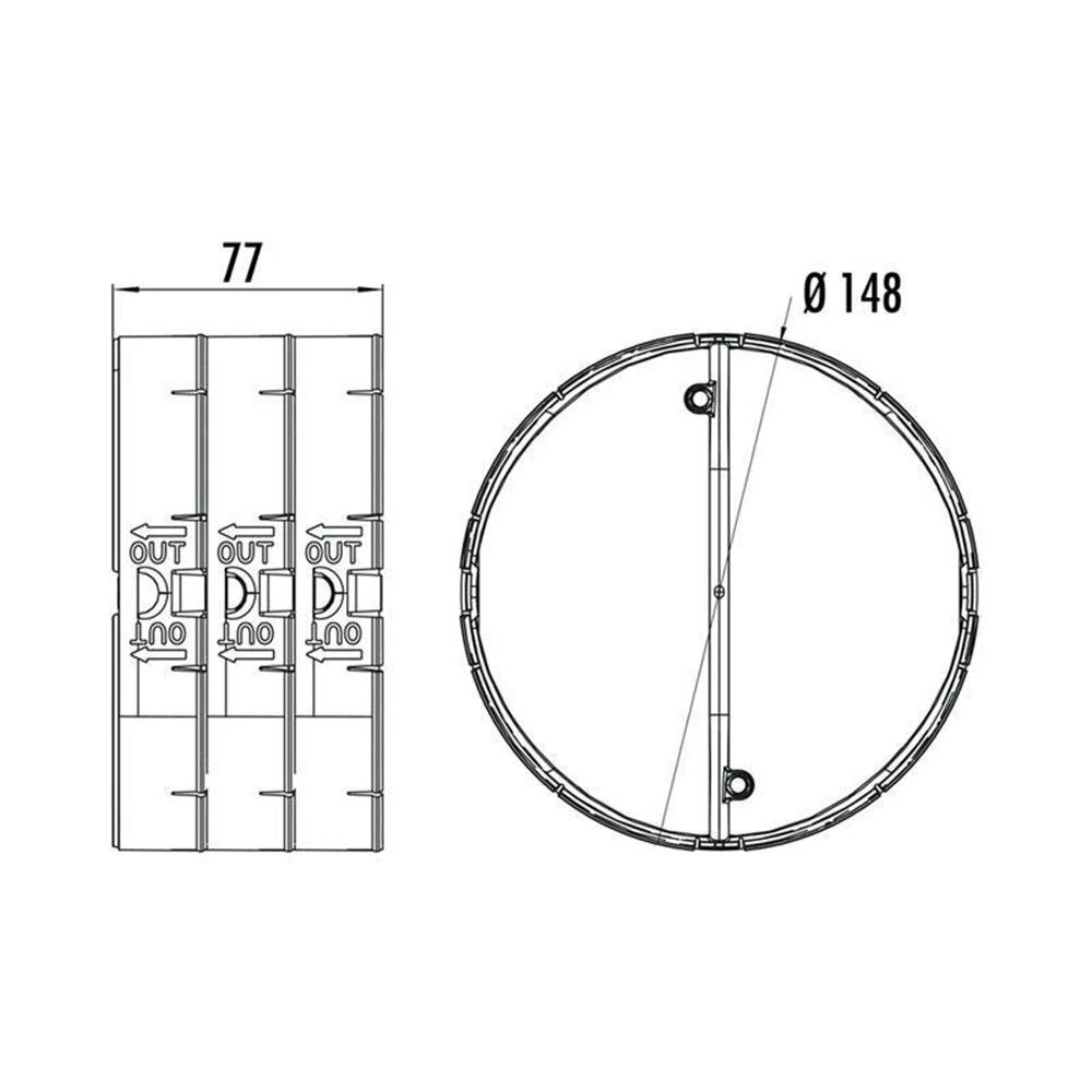 Naber COMPAIR System Ø 150 THERMOBOX / Rückstauklappe 5 Naber COMPAIR System Ø 150 THERMOBOX / Rückstauklappe – Bild 3