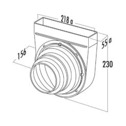 Naber COMPAIR System übergreifend T-UR-ST 125 Umlenkstück 90°, Weiß -Geschirr naber compair system uebergreifend t ur st 125 umlenkstueck 90 weiss2