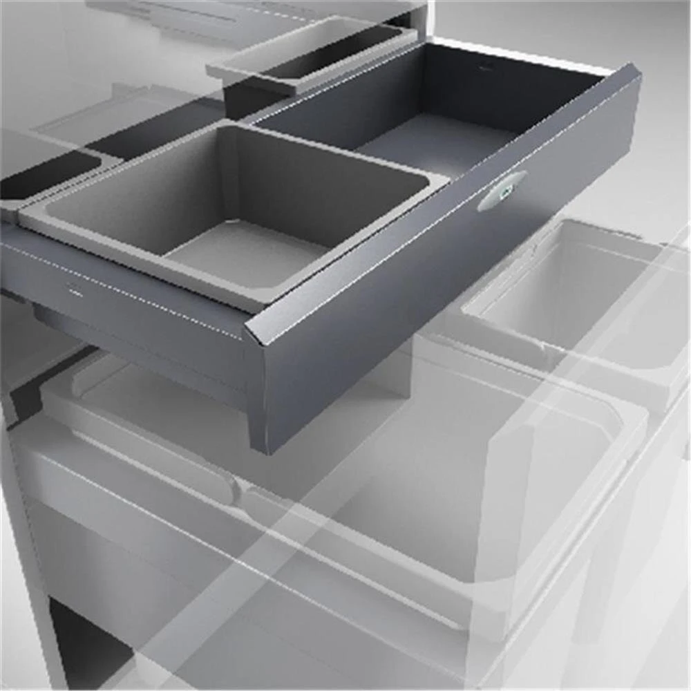 Naber Cox Base-Board® 600, Abfallsammler Für Frontauszüge 3 Naber Cox Base-Board® 600, Abfallsammler Für Frontauszüge