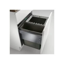 Naber Cox® Base 460 R/600-2, Abfallsammler Für Frontauszüge, Anthrazit, H 460 Mm