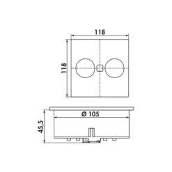 Naber Duplex E Doppel USB A+C, Einbausteckdosenelemente, Mit Schukosteckdosen -Geschirr naber duplex e doppel usb a c einbausteckdosenelemente mit schukosteckdosen4