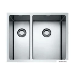 Naber Einbaubecken Corno Piu PFU11 Edelstahl