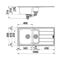Naber Einbauspülen-Set Riva 4 Edelstahl Mit Küchenarmatur Drive 2 Chrom Hochdruck -Geschirr naber einbauspuelen set riva 4 edelstahl mit kuechenarmatur drive 2 chrom hochdruck2