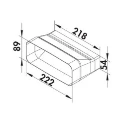 Naber F-Top Adapter, Lüftungsrohr, Weiß -Geschirr naber f top adapter lueftungsrohr weiss3