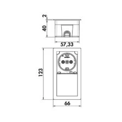 Naber Plaza 1, Einbausteckdosenelemente -Geschirr naber plaza 1 einbausteckdosenelemente4