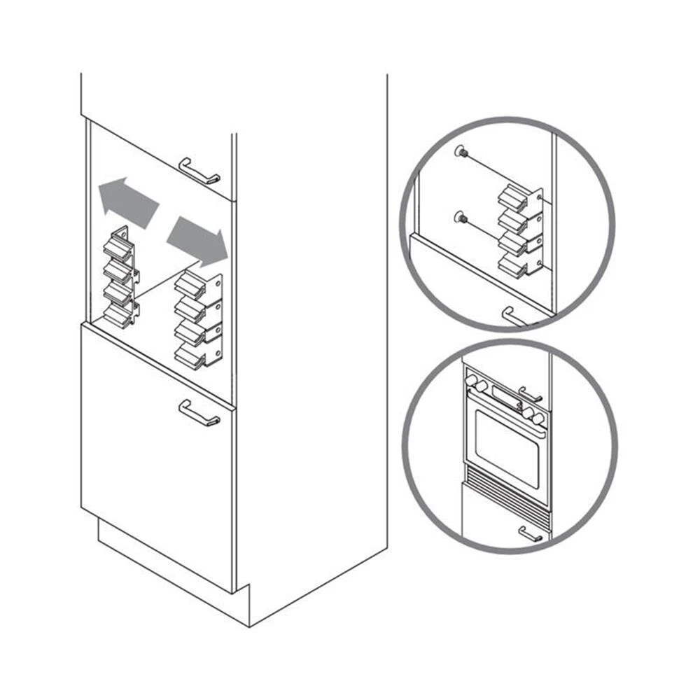 Naber Presa Klemmaufnahme, Schwarz 4 Naber Presa Klemmaufnahme, Schwarz – Bild 2