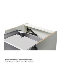 Naber Steckdose Evoline® Wing 1 USB A+C, Aufbausteckdosenelement, Mit Schukosteckdose, Silber