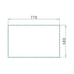 Pyramis Einbaubecken Amaltia (79x50) 2 B Edelstahl Poliert -Geschirr pyramis einbaubecken amaltia 79x50 2 b edelstahl poliert3
