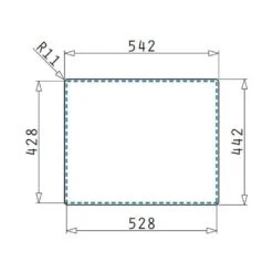 Pyramis Einbaubecken Astris Colora (50x40) 1 B 8 Pyramis Einbaubecken Astris Colora (50x40) 1 B -Geschirr pyramis einbaubecken astris colora 50x40 1 b3