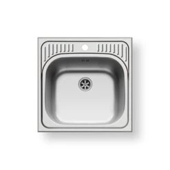 Pyramis Einbaubecken ET34 Edelstahl Poliert