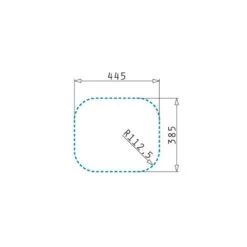 Pyramis Einbaubecken Kiba Square Edelstahl Poliert -Geschirr pyramis einbaubecken kiba square edelstahl poliert3