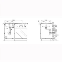 Pyramis Einbauspüle ATHENA (86 X 50) 1 1/4B 1D FB Edelstahl Poliert -Geschirr pyramis einbauspuele athena 86 x 50 1 1 4b 1d fb edelstahl poliert3