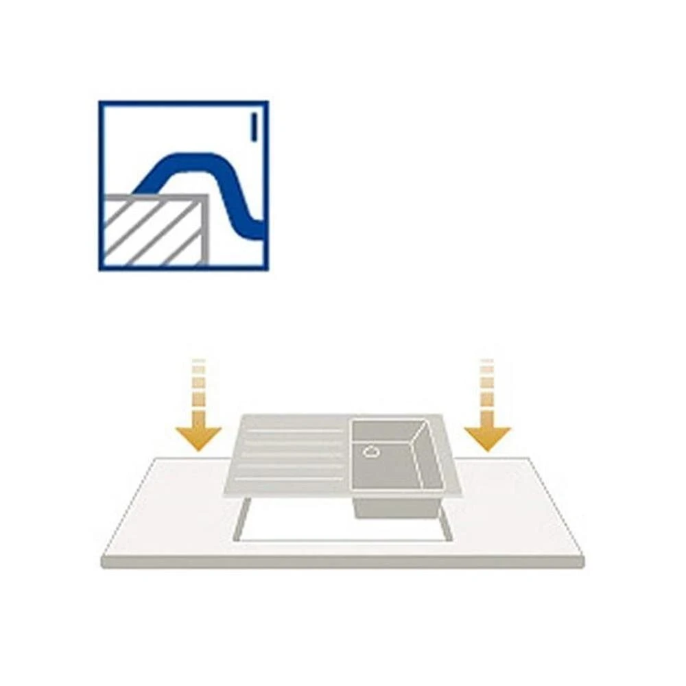 Pyramis Einbauspüle CA1 Leinen 7 Pyramis Einbauspüle CA1 Leinen – Bild 5