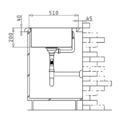 Pyramis Einbauspüle ISTROS FB (75,5X51) 1B -Geschirr pyramis einbauspuele istros fb 755x51 1b4