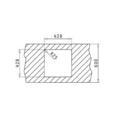 Pyramis Einbauspüle LUME (40X40) 1B Edelstahl -Geschirr pyramis einbauspuele lume 40x40 1b edelstahl3