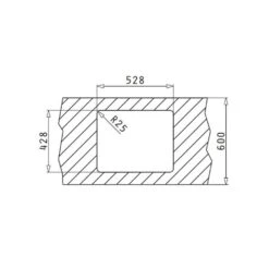 Pyramis Einbauspüle LUME (50X40) 1B Edelstahl -Geschirr pyramis einbauspuele lume 50x40 1b edelstahl4