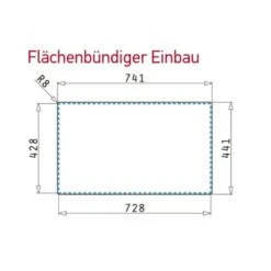 Pyramis Einbauspüle LYDIA (70X40) 1B Edelstahl FB -Geschirr pyramis einbauspuele lydia 70x40 1b edelstahl fb3