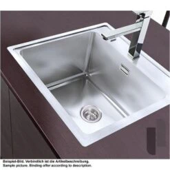 Pyramis Einbauspüle PELLA (57X52) 1B Edelstahl Poliert -Geschirr pyramis einbauspuele pella 57x52 1b edelstahl poliert3