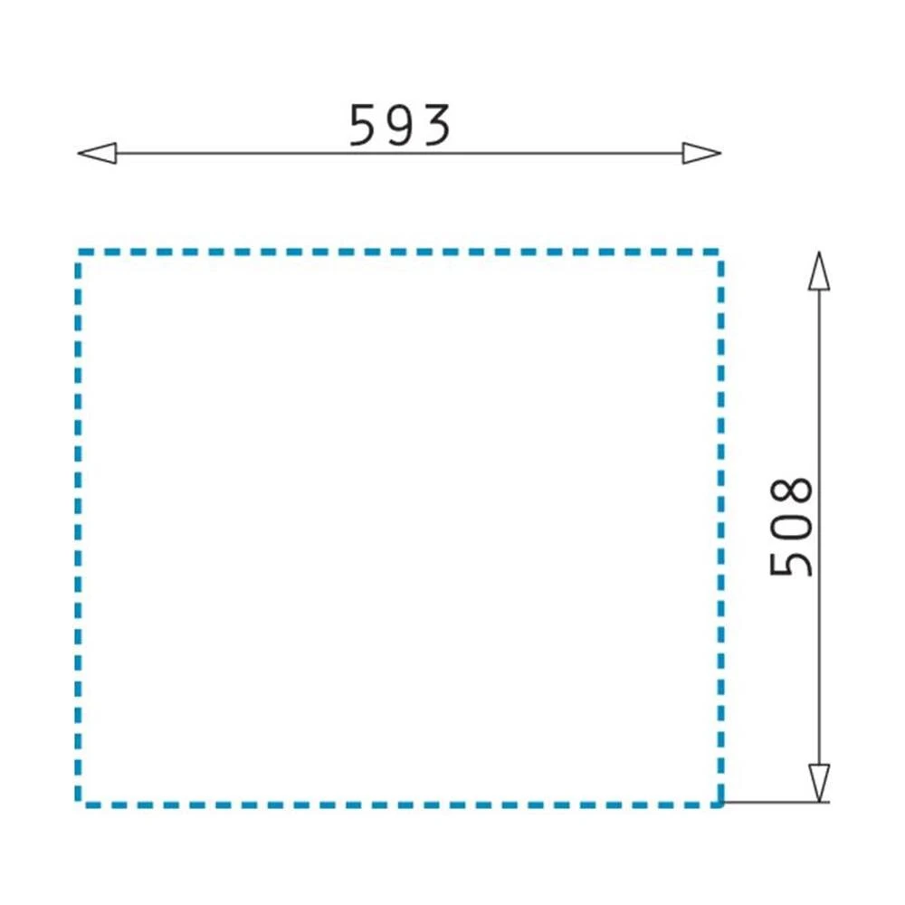 Pyramis Einbauspüle PELLA (60,5X52) 1 1/2B Edelstahl Poliert 6 Pyramis Einbauspüle PELLA (60,5X52) 1 1/2B Edelstahl Poliert – Bild 4