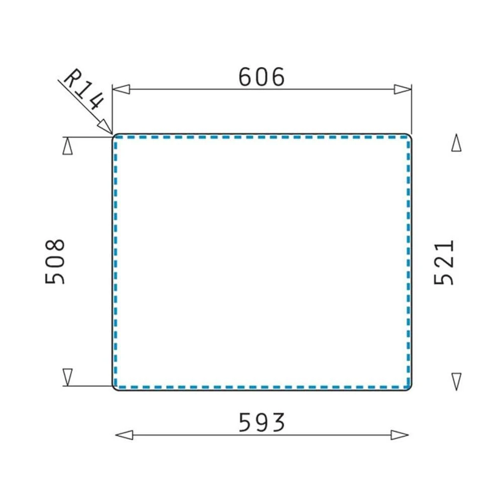 Pyramis Einbauspüle PELLA (60,5X52) 1 1/2B Edelstahl Poliert 7 Pyramis Einbauspüle PELLA (60,5X52) 1 1/2B Edelstahl Poliert – Bild 5
