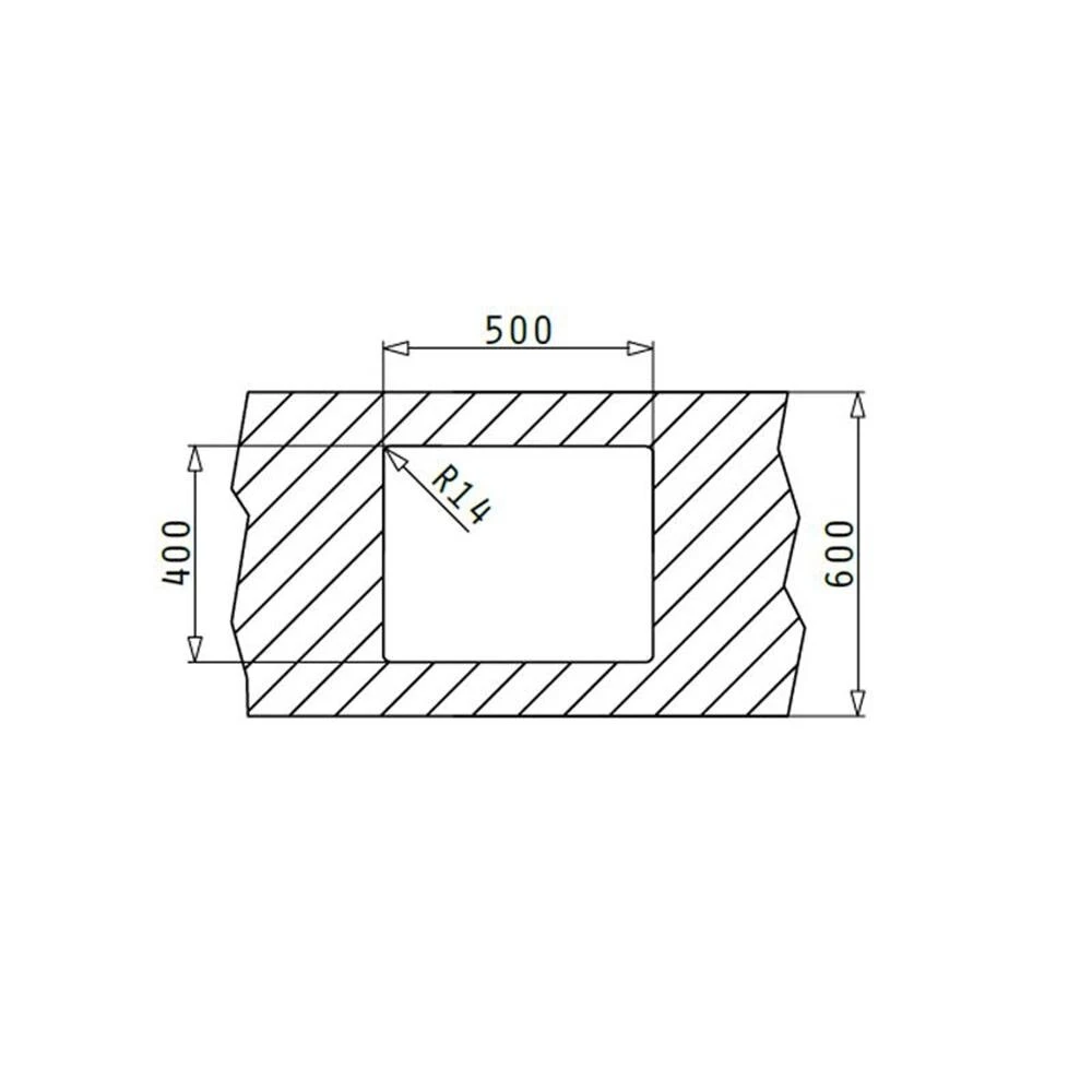 Pyramis Unterbaubecken ASTRIS (50X40) UB 6 Pyramis Unterbaubecken ASTRIS (50X40) UB – Bild 4