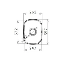 Pyramis Unterbaubecken IRIS (24X33) UB 9 Pyramis Unterbaubecken IRIS (24X33) UB -Geschirr pyramis unterbaubecken iris 24x33 ub3