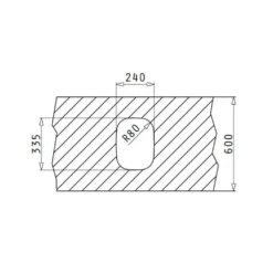 Pyramis Unterbaubecken IRIS (24X33) UB 10 Pyramis Unterbaubecken IRIS (24X33) UB -Geschirr pyramis unterbaubecken iris 24x33 ub4