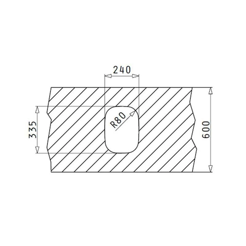 Pyramis Unterbaubecken IRIS (24X33) UB 6 Pyramis Unterbaubecken IRIS (24X33) UB – Bild 4