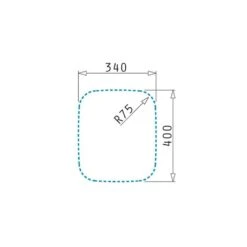 Pyramis Unterbaubecken Iris (34x40) 1 B Edelstahl Poliert -Geschirr pyramis unterbaubecken iris 34x40 1 b edelstahl poliert3