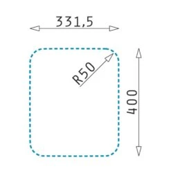 Pyramis Unterbaubecken Relia (33X40) UB 1B -Geschirr pyramis unterbaubecken relia 33x40 ub 1b3