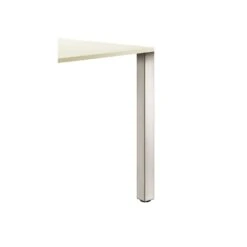 Quadra, Stützfuß, Edelstahlfarbig