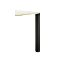 Quadra, Stützfuß, Schwarz Matt Geperlt