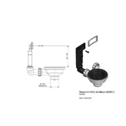 Reginox Ablaufgarnitur 3,5" Jet Black, Für Spüle Ohio Und New York -Geschirr reginox ablaufgarnitur 35 jet black fuer spuele ohio und new york4