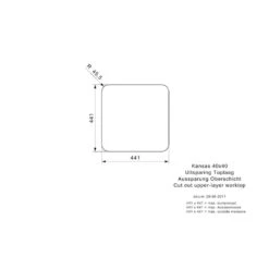 Reginox Clean & Care Einbaubecken Kansas 40x40 CC Edelstahl (304) Ohne Überlauf -Geschirr reginox clean care einbaubecken kansas 40x40 cc edelstahl 304 ohne ueberlauf4