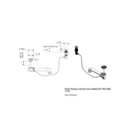 Reginox Druckknopfexzenter Set M1783 Gun Metal Silver Nur Geeignet Für New York Gun Metal Silver - Comfort -Geschirr reginox druckknopfexzenter set m1783 gun metal silver nur geeignet fuer new york gun metal silver comfort3