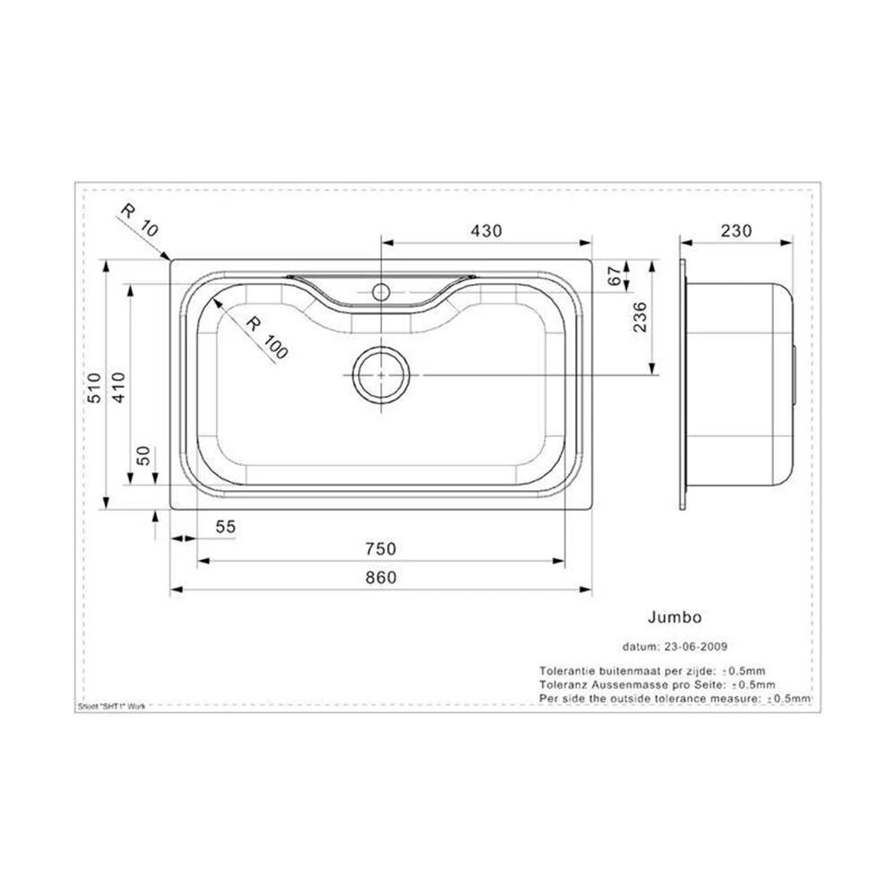 Reginox Einbaubecken Jumbo 4 Reginox Einbaubecken Jumbo – Bild 2