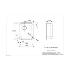 Reginox Einbaubecken L18 4035 OKG WOKZ 10 Reginox Einbaubecken L18 4035 OKG WOKZ -Geschirr reginox einbaubecken l18 4035 okg wokz3