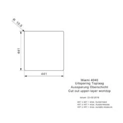 Reginox Einbaubecken Miami 40x40 -Geschirr reginox einbaubecken miami 40x405 1
