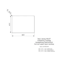 Reginox Spülbecken New Jersey 50x37 Edelstahl -Geschirr reginox einbaubecken new jersey 50x37 edelstahl4