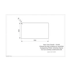 Reginox Einbaubecken New York 34/34X40 -Geschirr reginox einbaubecken new york 34 34x404 1