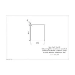 Reginox Einbaubecken New York 34x40 KG-CC -Geschirr reginox einbaubecken new york 34x40 kg cc3