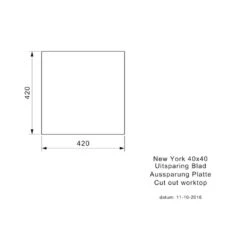 Reginox Einbaubecken New York 40X40 Edelstahl -Geschirr reginox einbaubecken new york 40x40 edelstahl4