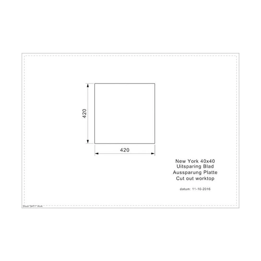 Reginox Einbaubecken New York 40x40 KG-CC 6 Reginox Einbaubecken New York 40x40 KG-CC – Bild 4